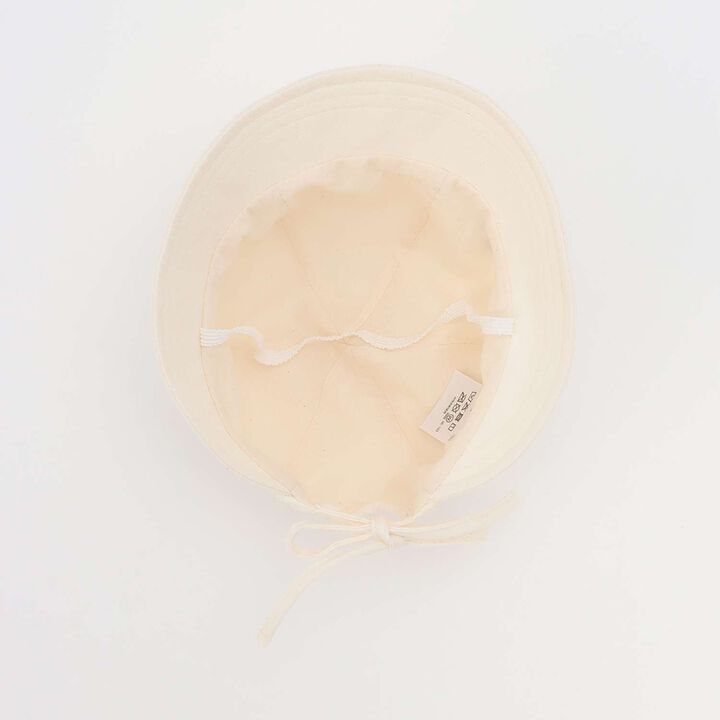 ☆Organic Bear Ear Hat [Made in Japan],Pearl white, medium image number 4