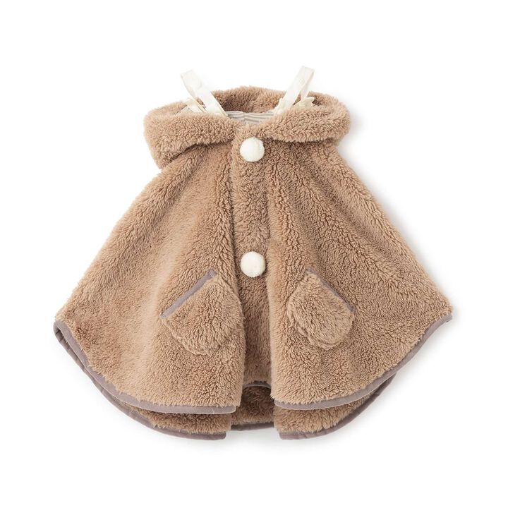 [Antibacterial Deodorant] 2 WAY Animal Boa Cape,Mocha tea, medium image number 5