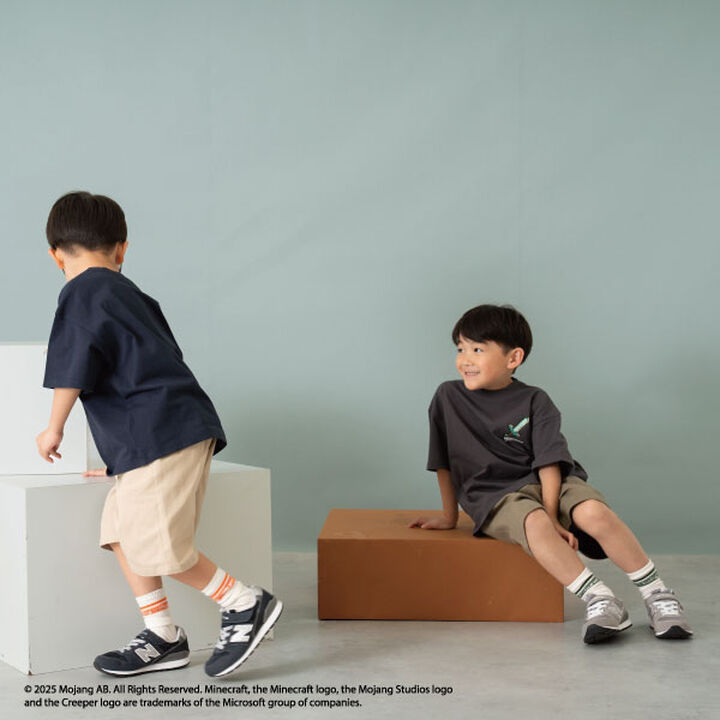 [Minecraft] Kids Weapon Tee,Charcoal gray, medium image number 3