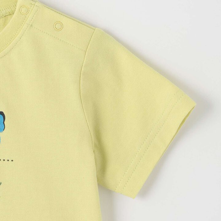 Cool Touch Insect Print Short-Sleeve T-Shirt,Light green, medium image number 4
