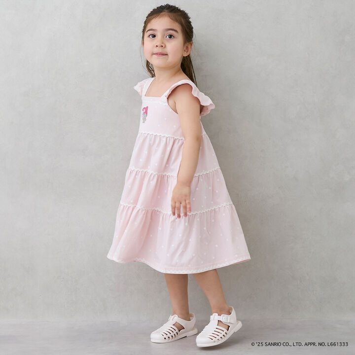 [Sanrio Characters] Cut Tiered One-Piece Dress,Light pink, medium image number 8