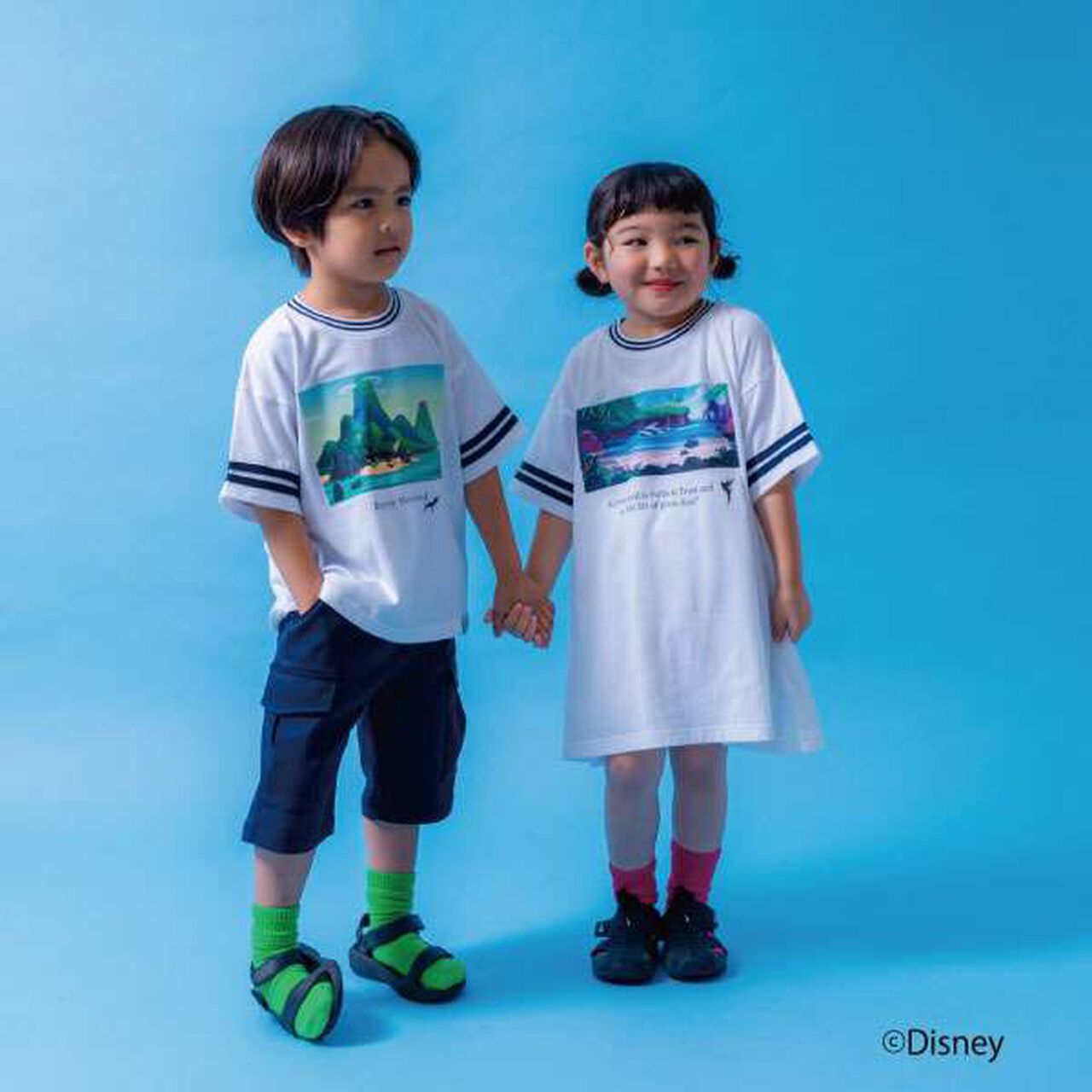 [Disney] Peter Pan Line Short Sleeve T-Shirt,Off white, large image number 16