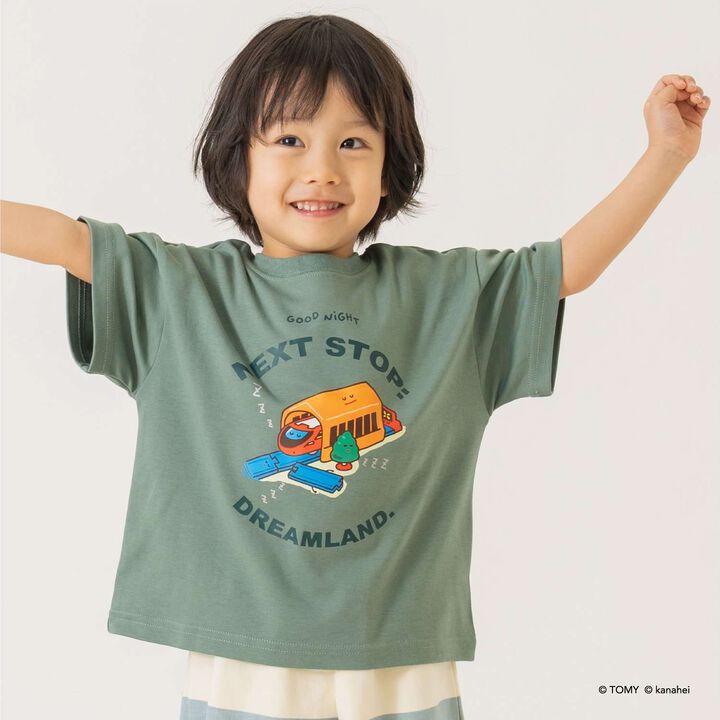 Gather! Plarails Pajamas for Sleep,Light blue, medium image number 6