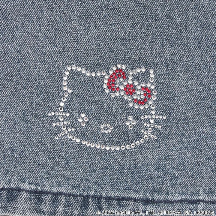 [Sanrio Characters] Denim Shorts,Black, medium image number 22