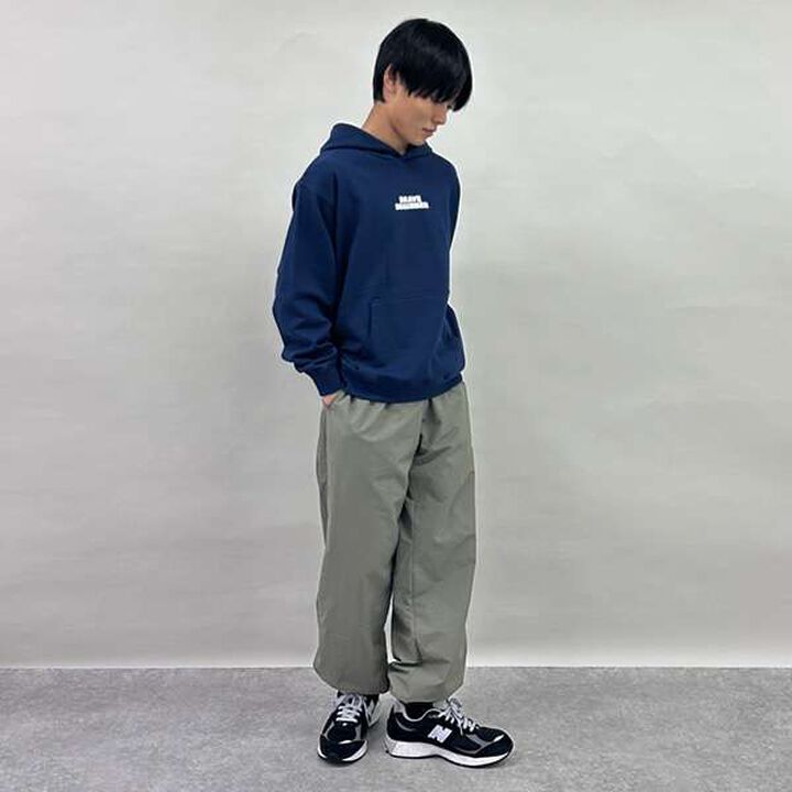 Nylon Brushed Lining Jogger Pants,Khaki, medium image number 14