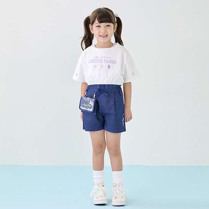 Sparkling Shorts with Pockets,Navy, medium image number 0