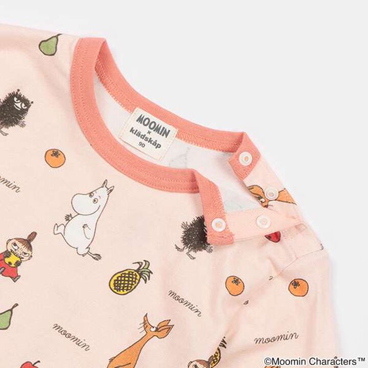 [MOOMIN] All-Over Pattern Long-Sleeve T-Shirt,Pink, medium image number 2