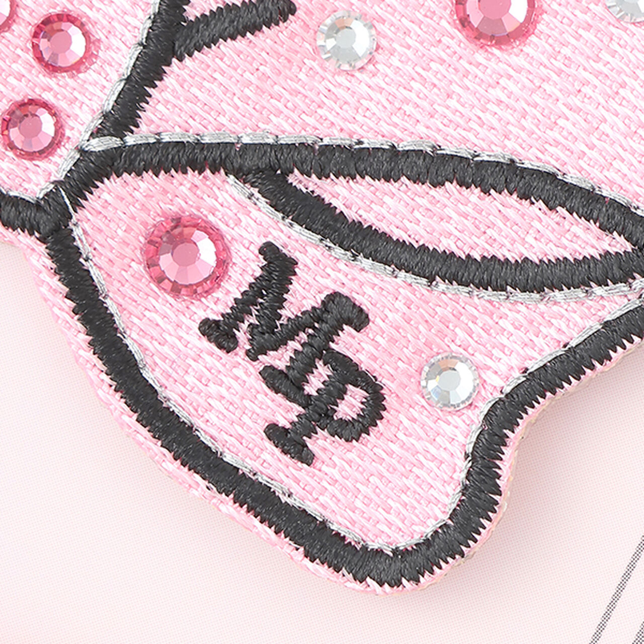 Sparkling Ribbon Patch A,Pink, large image number 1