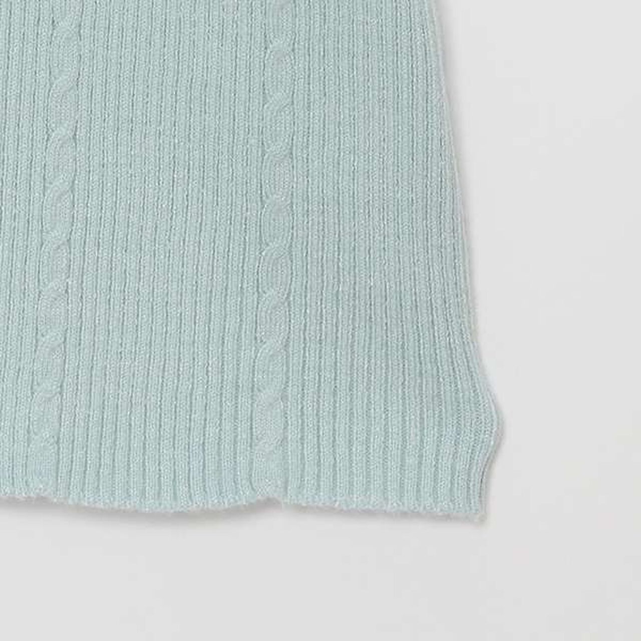 Short-Sleeve Knit with Arm Warmers,Off white, large image number 10