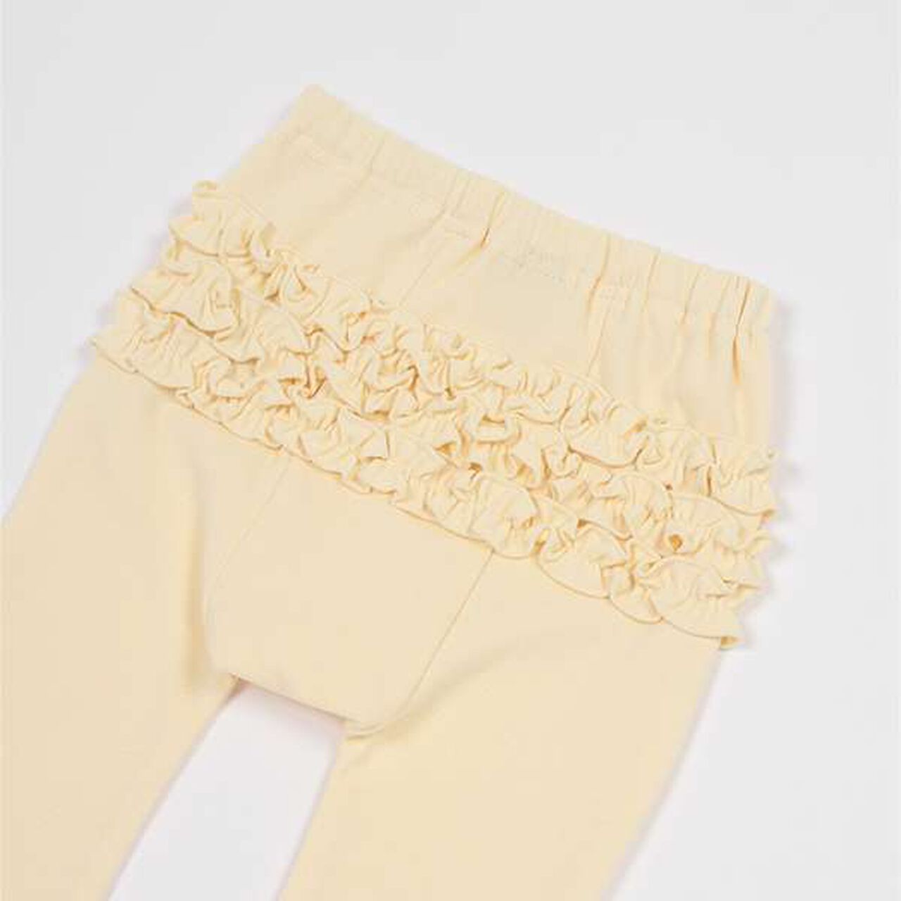 Frill Back Leggings,Blue, large image number 5