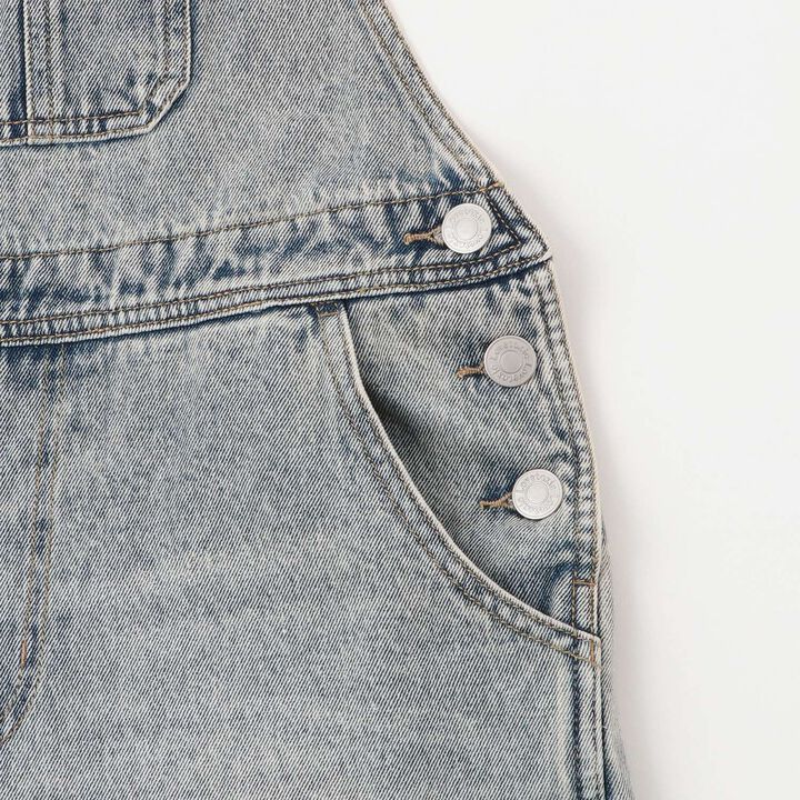 Basic Denim Overalls,Sax blue, medium image number 14
