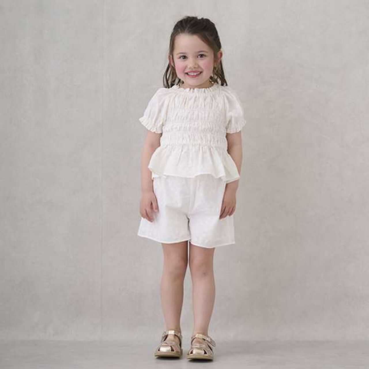 [Link] Lace Outfit Set,Cream, large image number 0