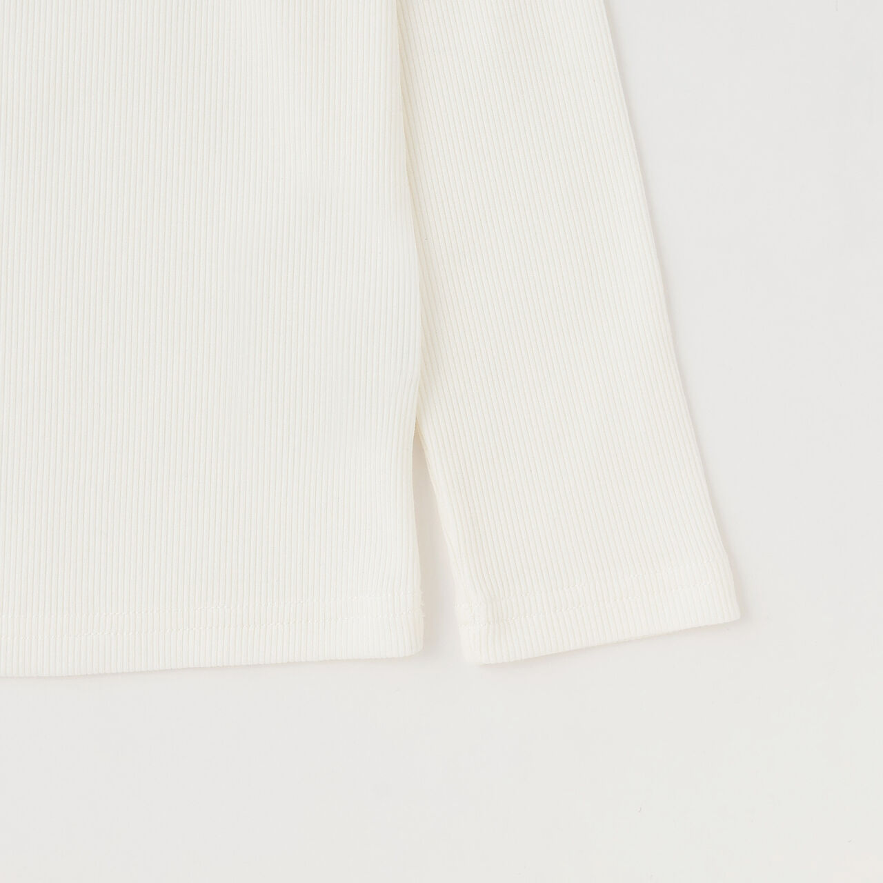 Lace-Up Ribbon Bustier & Long-Sleeve T-Shirt Set,Sax blue, large image number 8