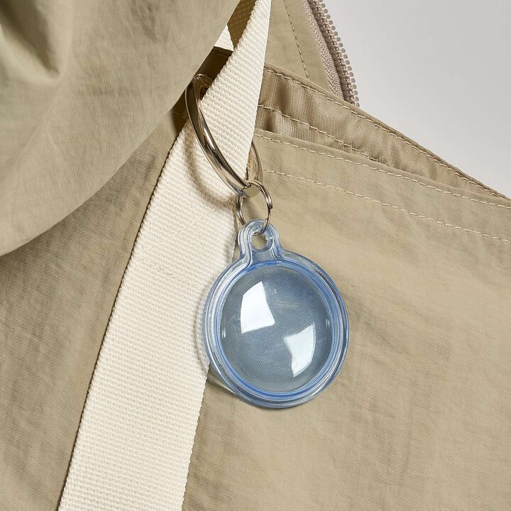 [For Preschool Use] [Safe] Smart Tag Case Charm,Sax blue, medium image number 0