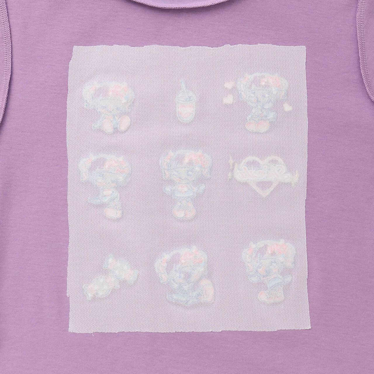 Shinako-chan Roleplay Short Sleeve T-Shirt for Adults,Purple, large image number 4