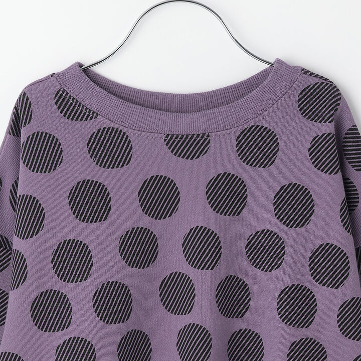 All-Over Pattern Sweatshirt [Kids Boys],Charcoal gray, medium image number 4