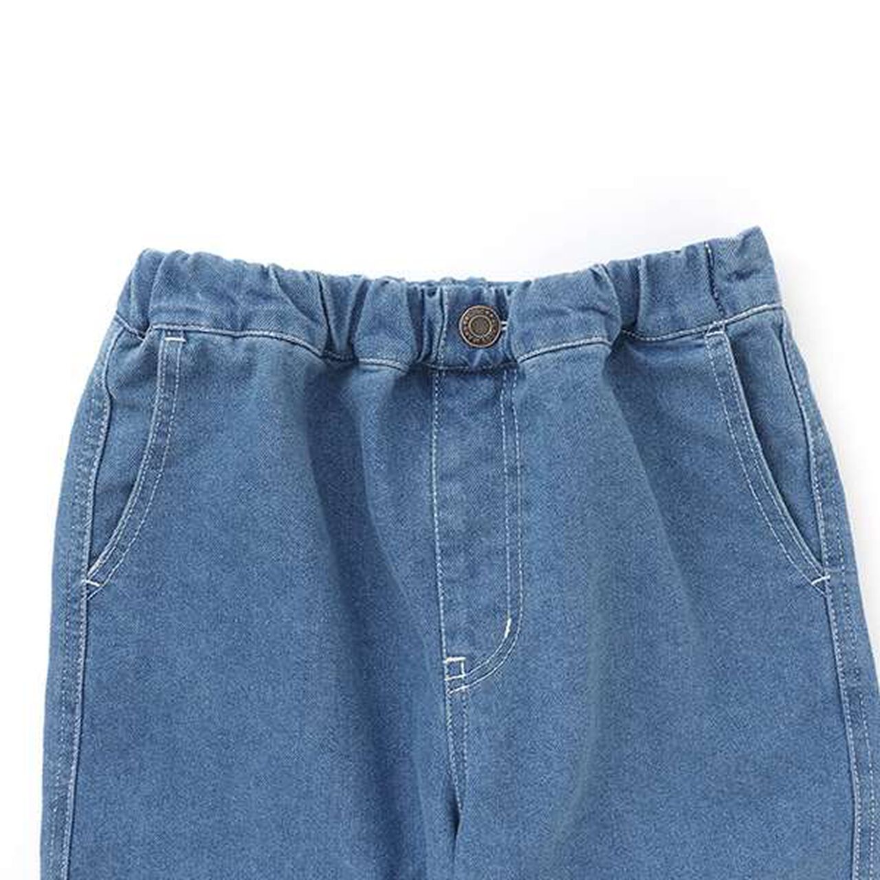 [SKIT0LY] Cool Sensation Denim Easy Half Pants,Light blue, large image number 2