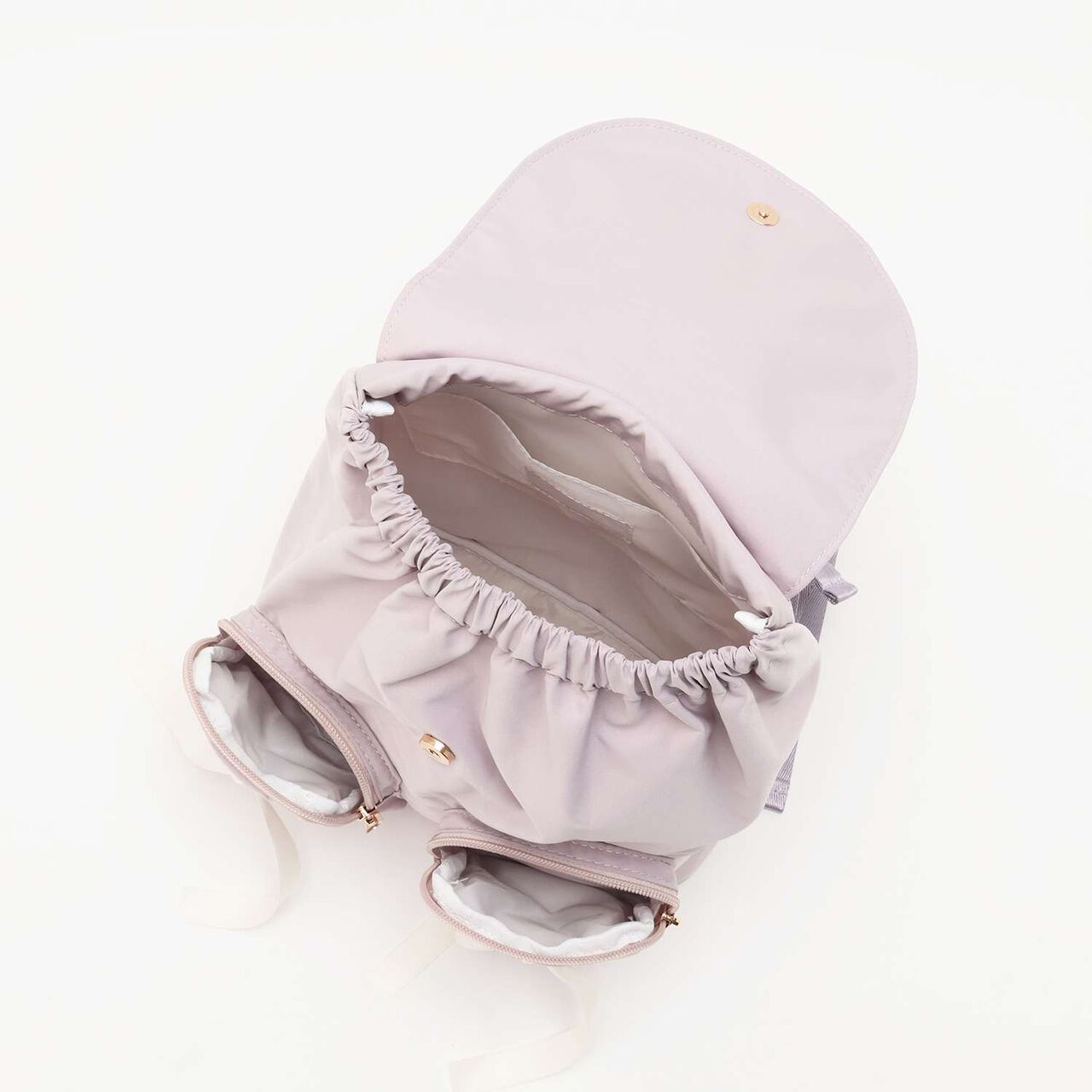 Pocket Ribbon Backpack,Ivory, large image number 11