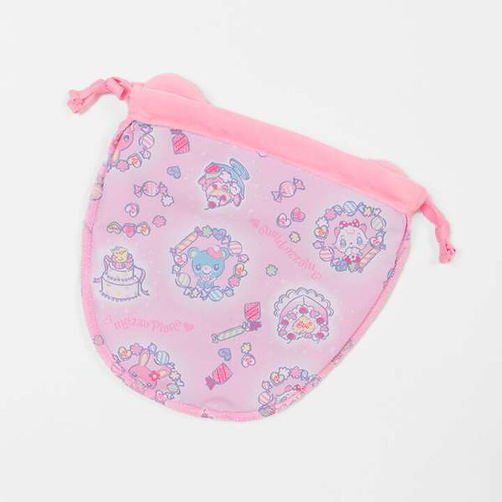 Mimi Popo Emma Character Face Drawstring Pouch,Blue, medium image number 5