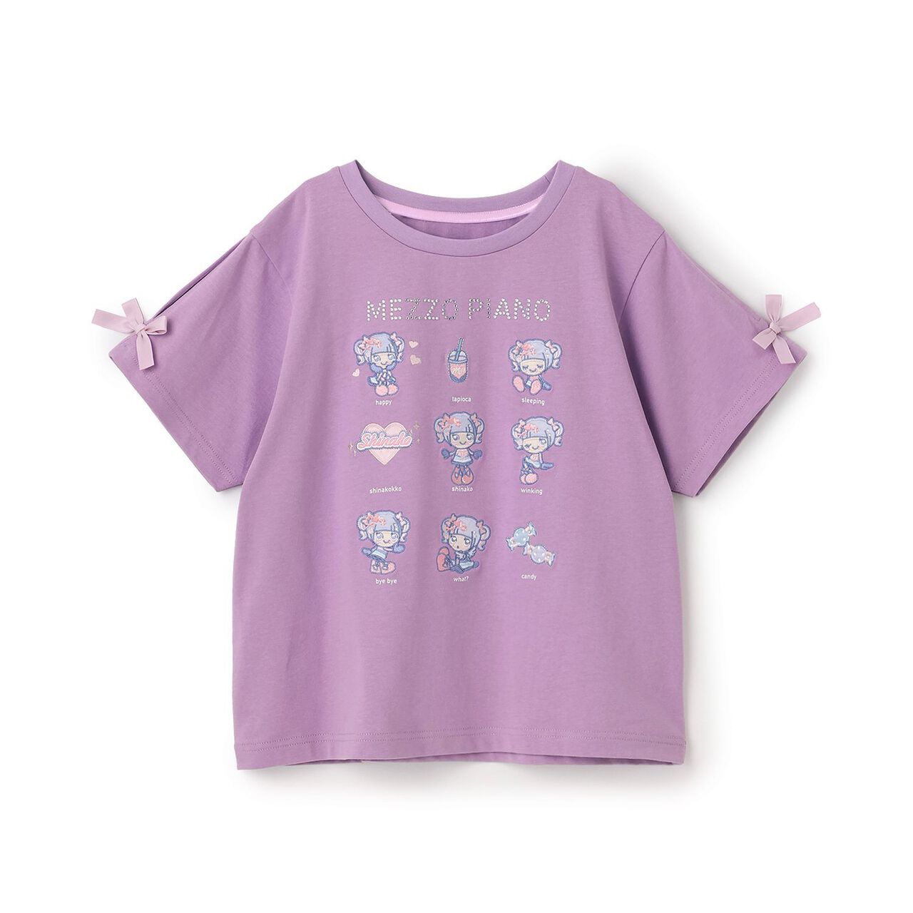 Shinako-chan Roleplay Short Sleeve T-Shirt for Adults,Purple, large image number 12