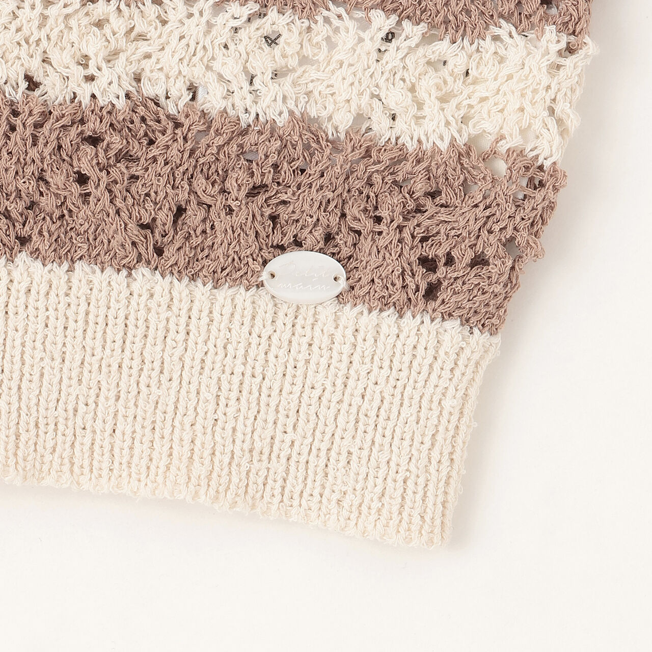 Collared Knit Cardigan,Mocha tea, large image number 12