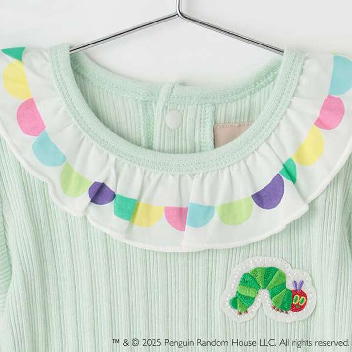 [Hungry Caterpillar] Frilled Collar Romper,Off white, medium image number 5