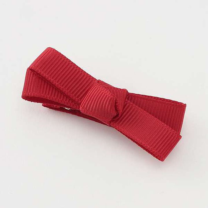 Ribbon Hair Clips 2P,Sax blue, medium image number 16