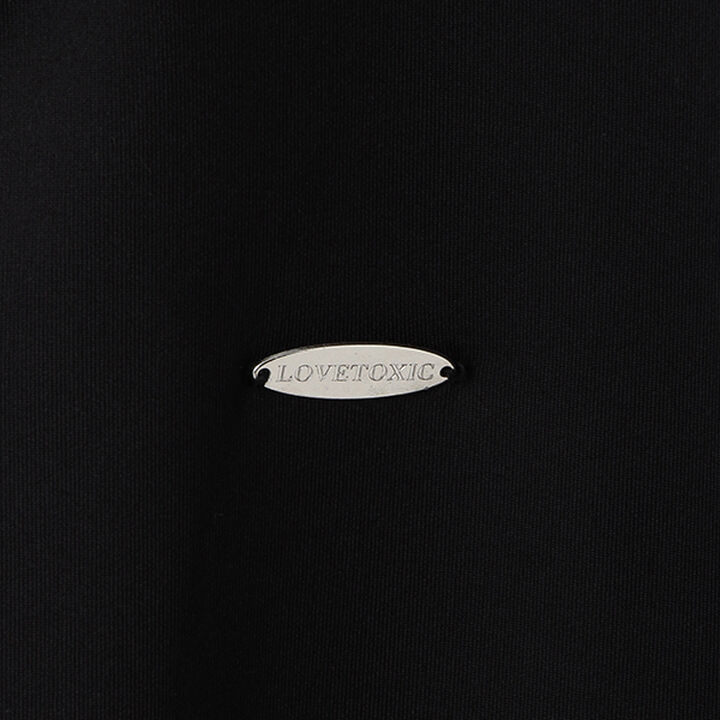 [Lovetoxic &times; PINK-latte Collaboration] Line Ribbon Track Jacket,Off white, medium image number 5