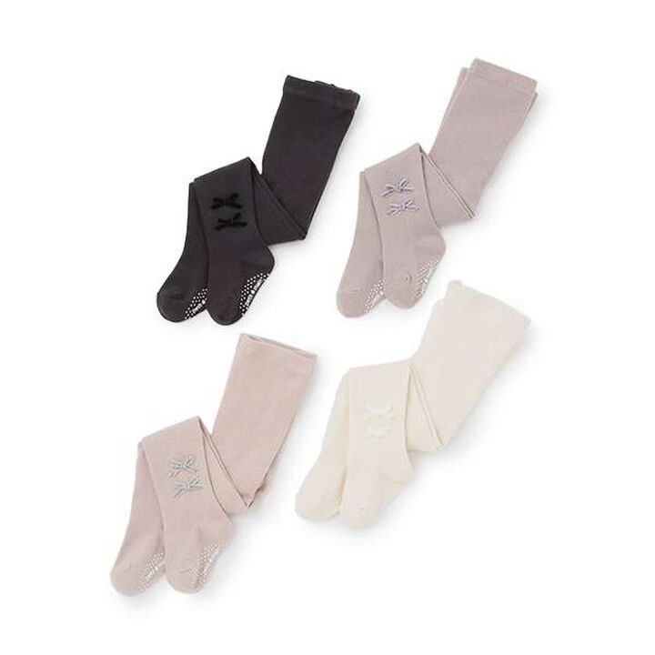 Petite Ribbon Tights,Light pink, medium image number 5