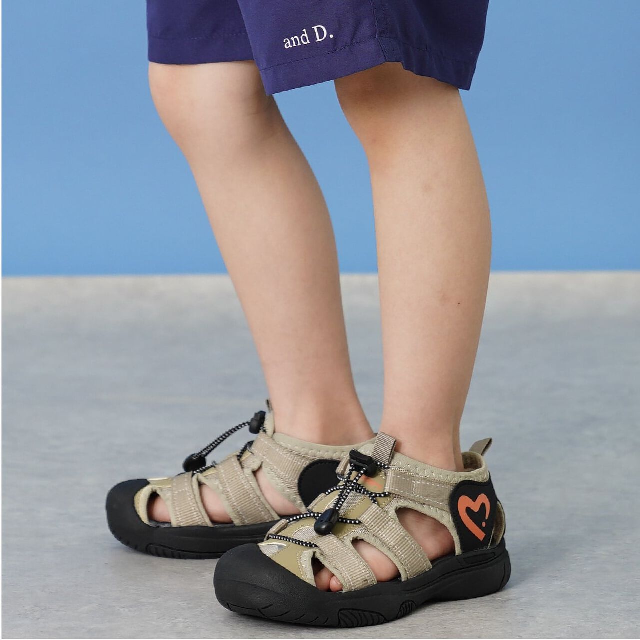 [D Select] Land and Water Use Sandals,Beige, large image number 0