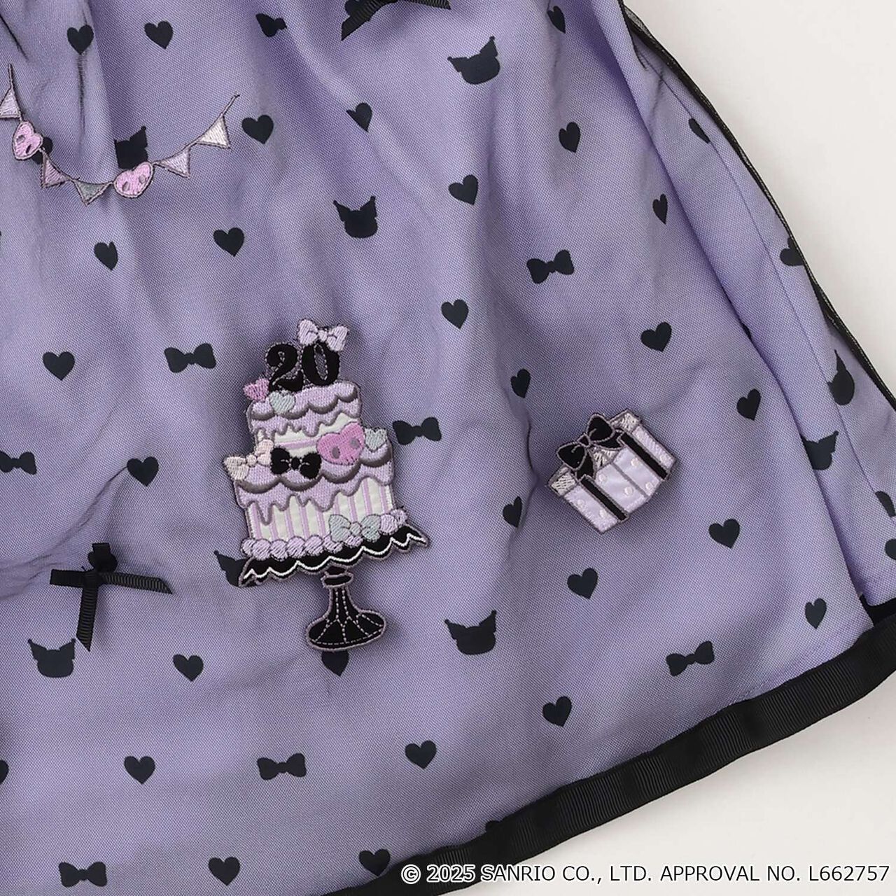 My Melody / Kuromi Ribbed T-Shirt & One-Piece Dress Set,Pink, large image number 8