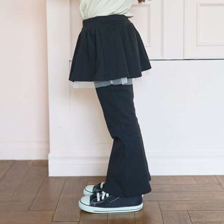 Tomo Pants with Gathered Skirt and Wool Lining Flare Pants,Mint, medium image number 22