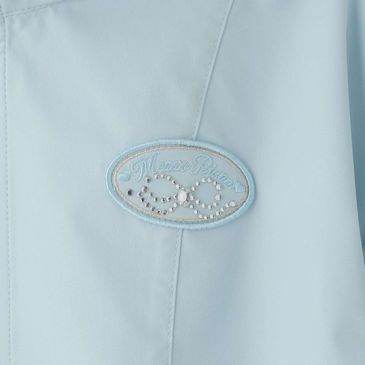 Lace Sleeve Bomber Jacket [Water-Repellent Finish],Pink, large image number 8