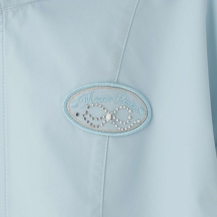 Lace Sleeve Bomber Jacket [Water-Repellent Finish],Pink, medium image number 8