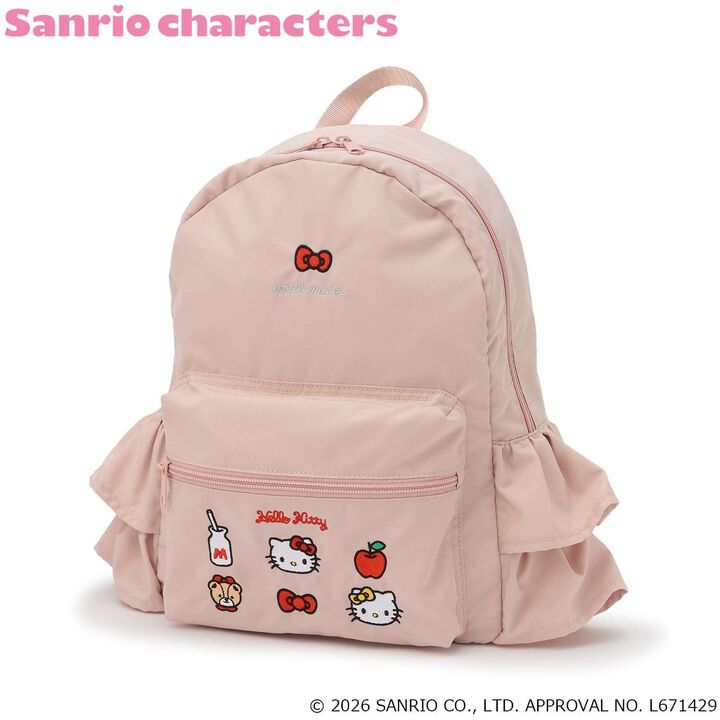 [Sanrio Characters] Frill Backpack,Light pink, medium image number 3