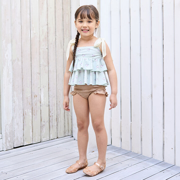 [SWIM] [UV Processing] Pattern Assorted Tiered Separates,Black, medium image number 5