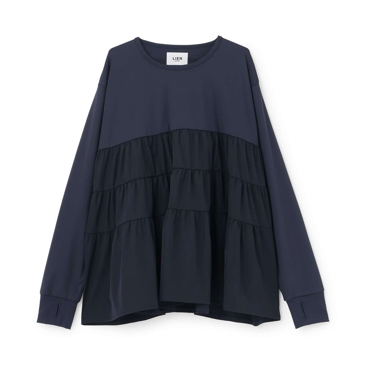 [SWIM] Link Tiered Rash Guard,Navy, large image number 0