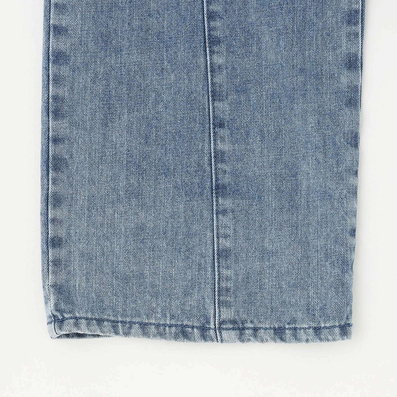Denim Slit Wide Pants,Blue, large image number 16