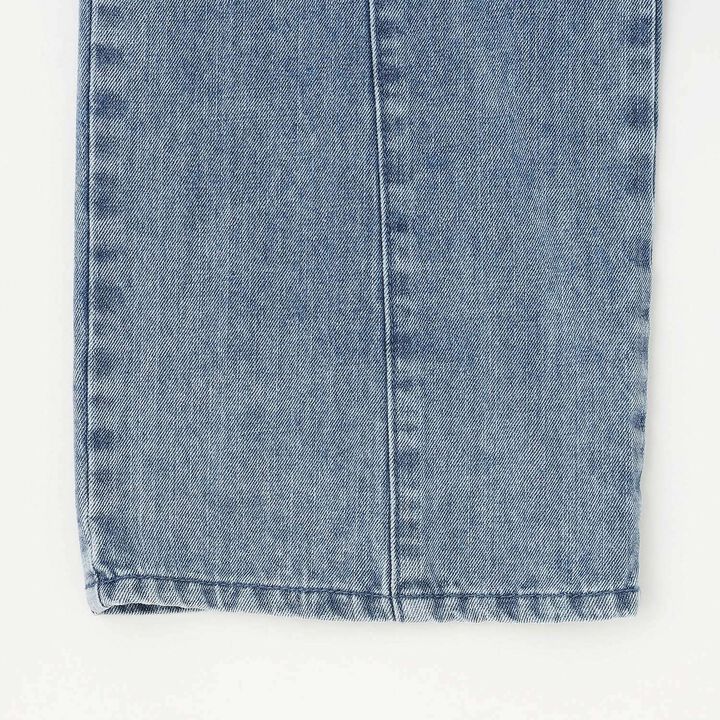 Denim Slit Wide Pants,Blue, medium image number 16