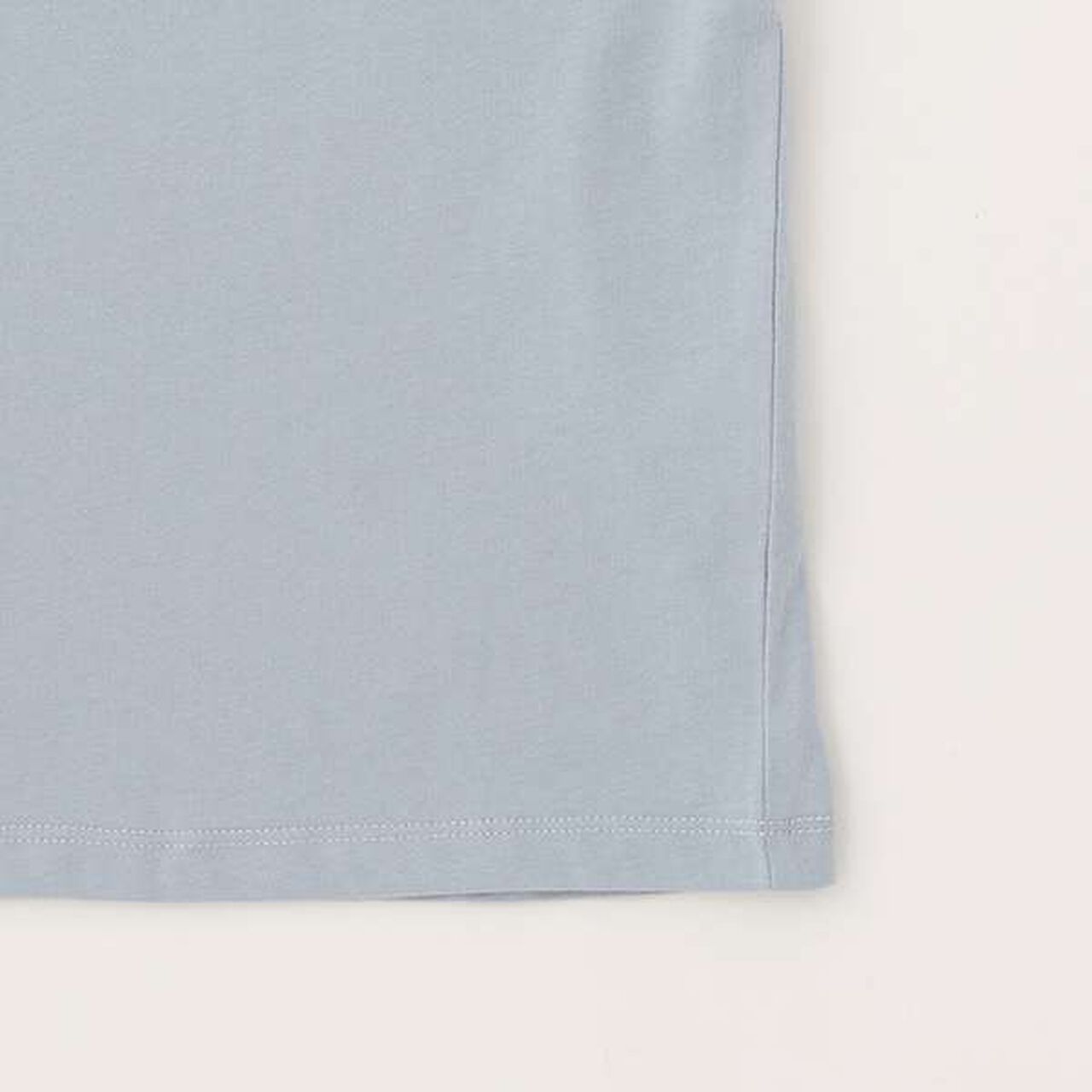 [100% Cotton 365D.] Wide T-Shirt with Embroidery,White, large image number 13