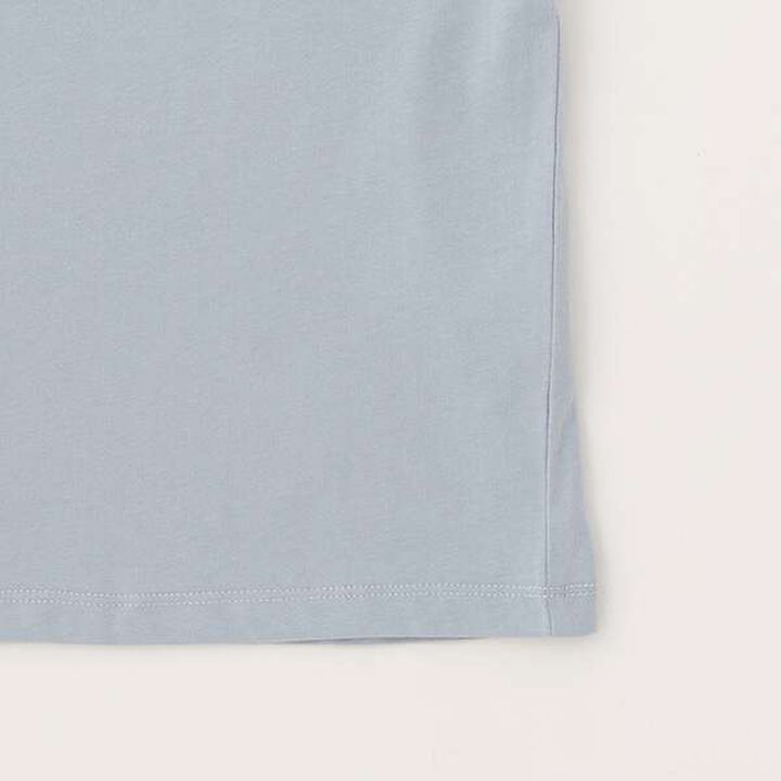 [100% Cotton 365D.] Wide T-Shirt with Embroidery,White, medium image number 13