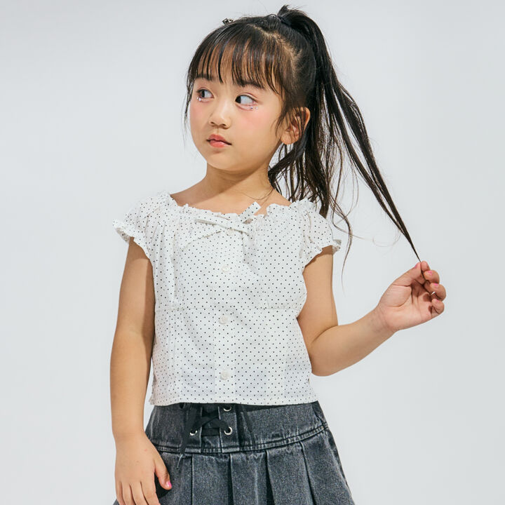 [With Inner Lining] Off-Shoulder Blouse Set,, medium