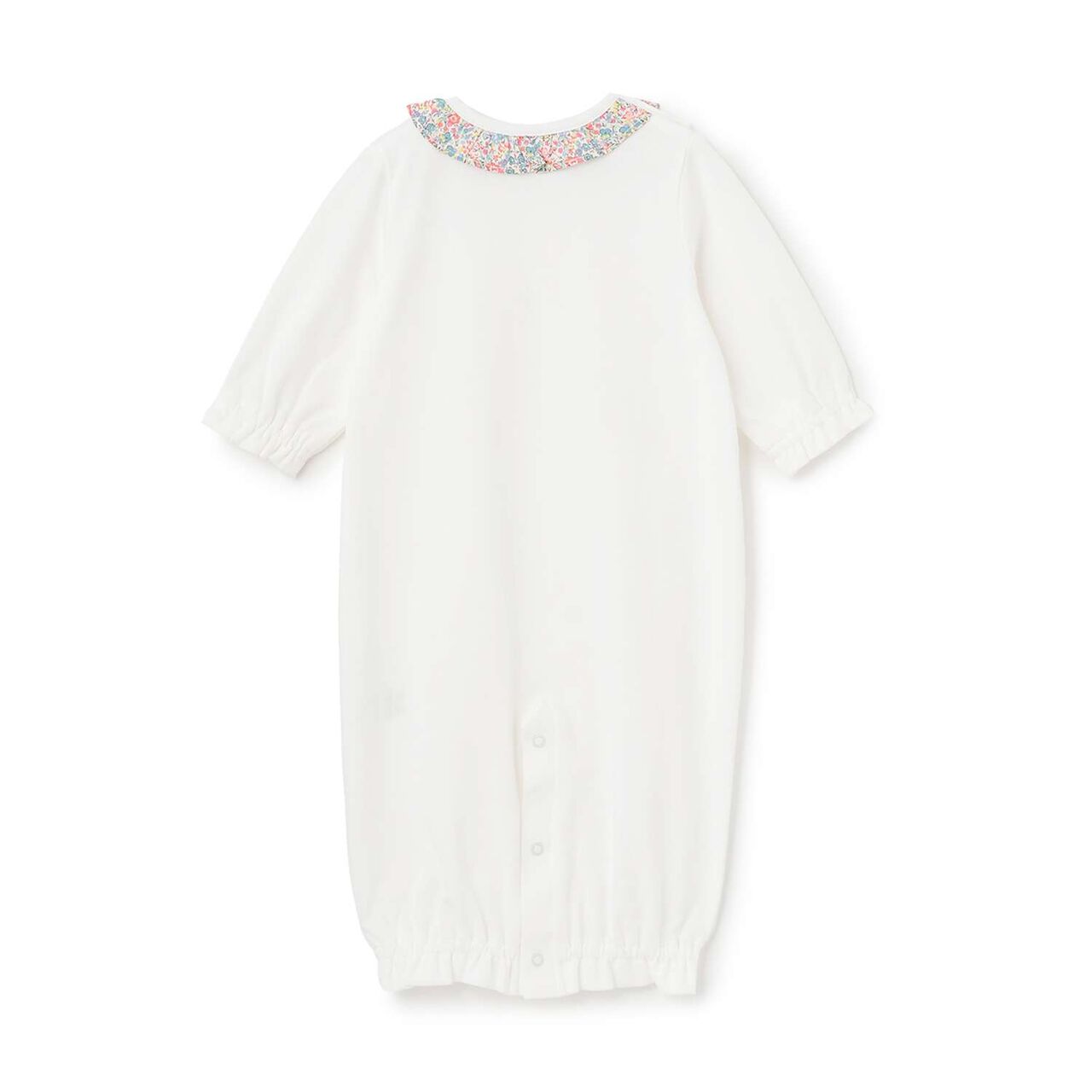 Liberty Rabbit & Bear Appliqu&eacute; 2WAY Romper,Pearl white, large image number 1