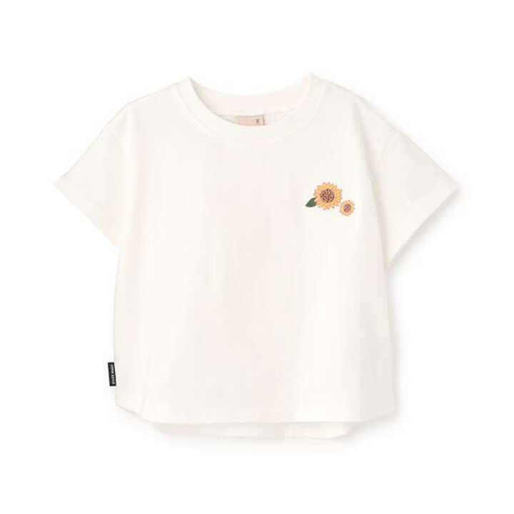 [GOOD PRICE Cool Sensation] Embroidered Short Sleeve T-Shirt,Off white, medium image number 0