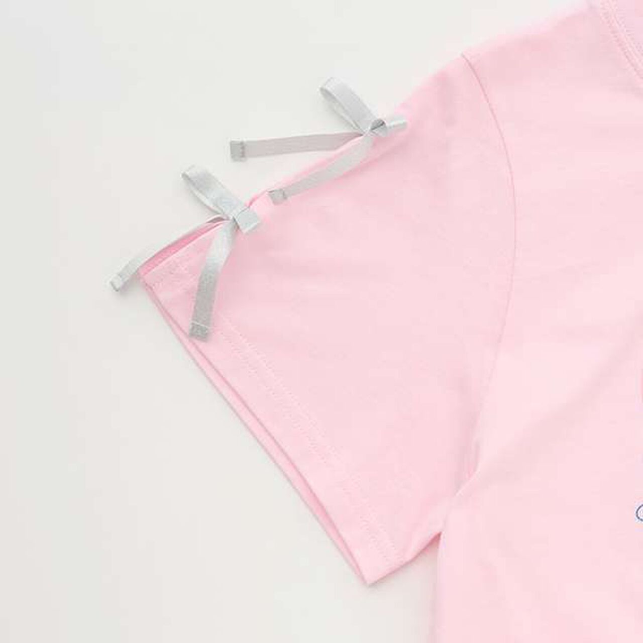 The Powerpuff Girls Sleeve Ribbon T-Shirt,Pink, large image number 5