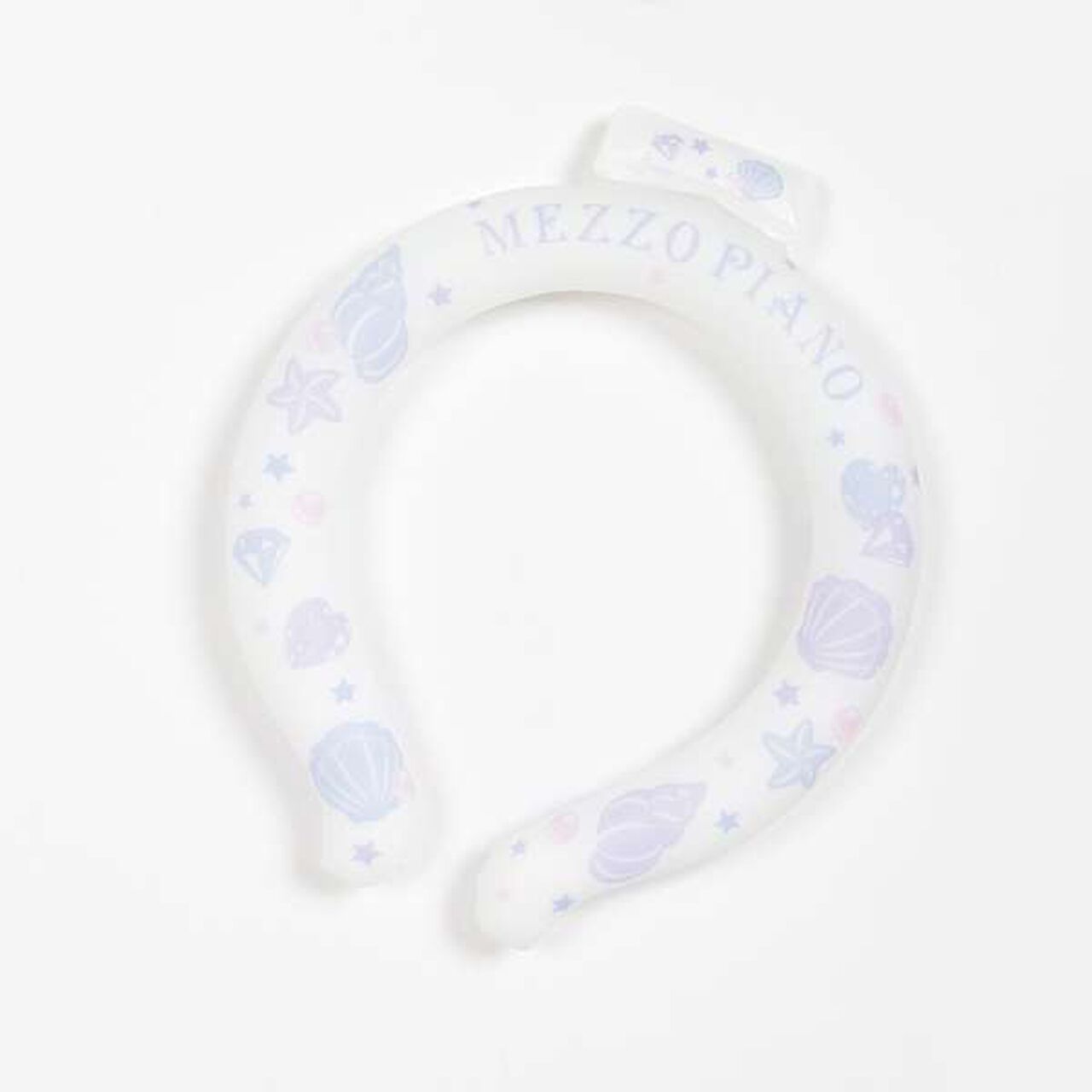 Shell Pattern Neck Cooling Tube,White, large image number 1