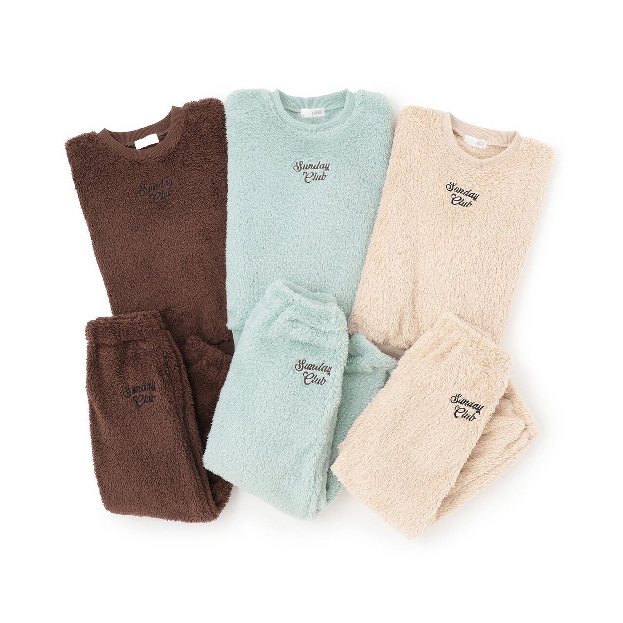 Loungewear Pullover & Pants Set,Beige, large image number 11