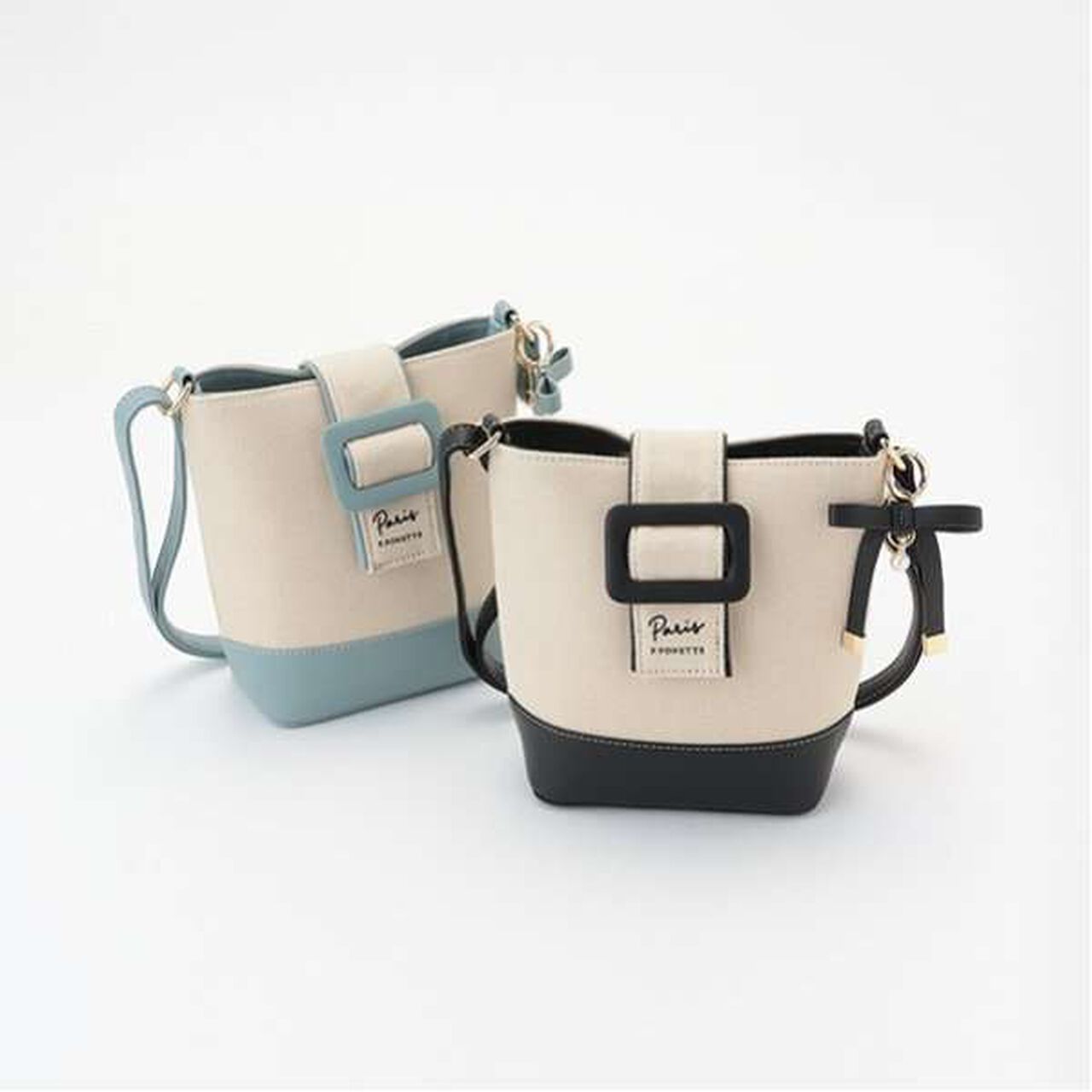 Canvas Shoulder Bag,Black, large image number 7