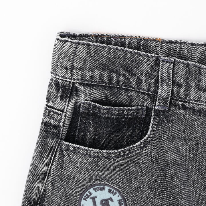 [LTXC] Patch Design Denim Pants,Gray, medium image number 13