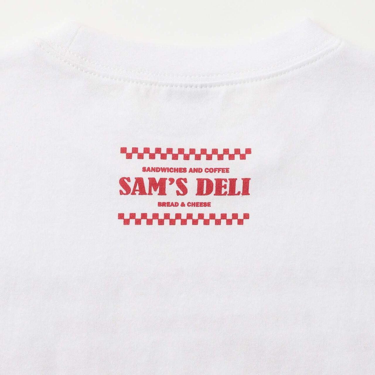 Assorted Food Wide Short-Sleeve T-Shirt,White, large image number 5